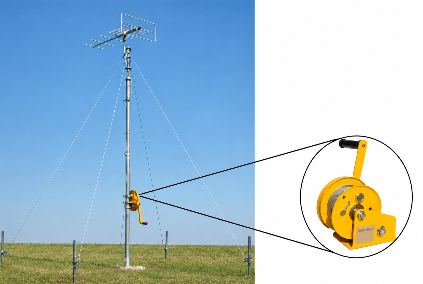 Portable Mast 10 Mtr