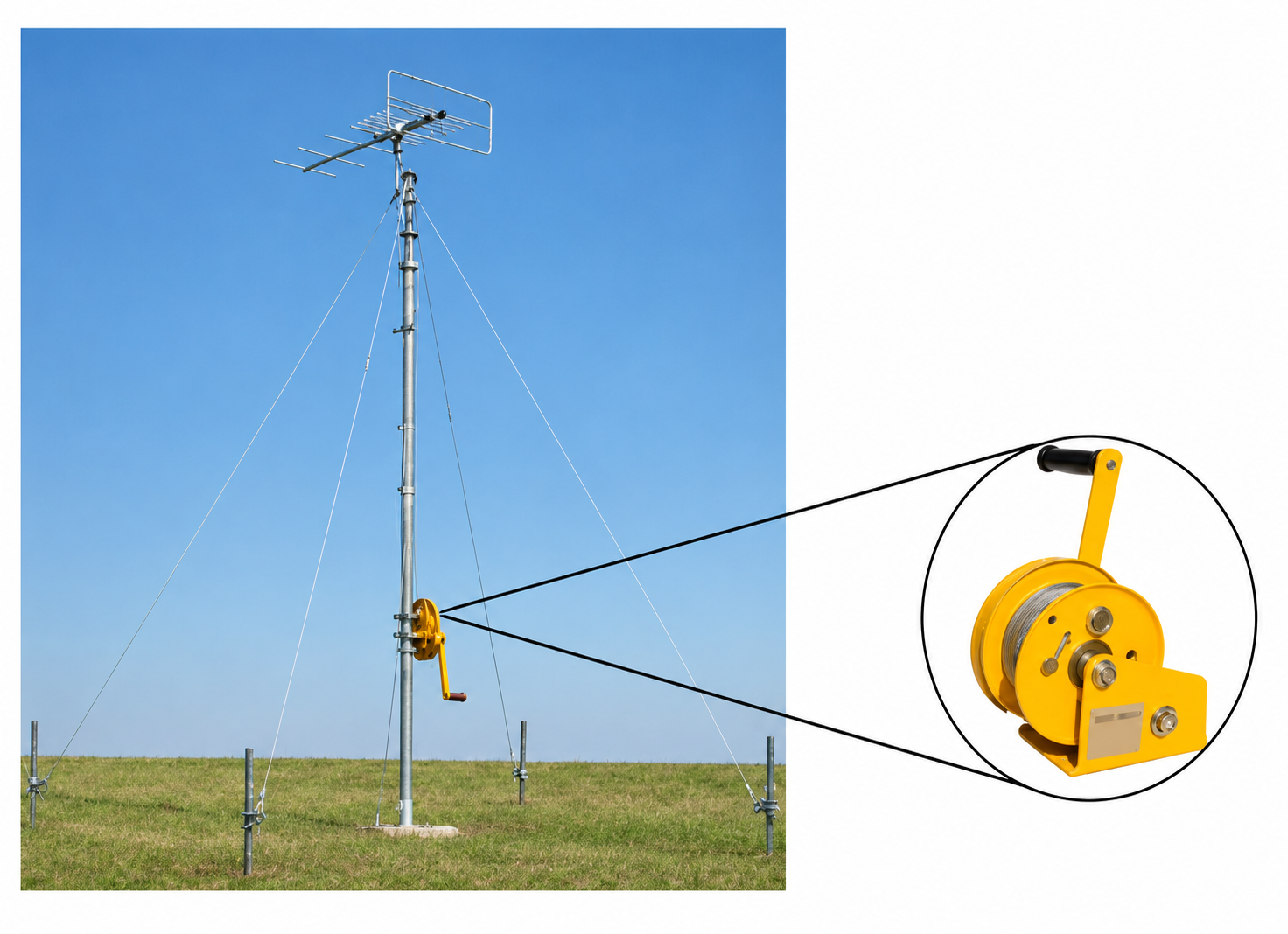 Portable Mast 15 Mtr